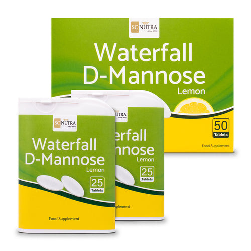 Waterfall D-Mannose Lemon Chewable Tablets