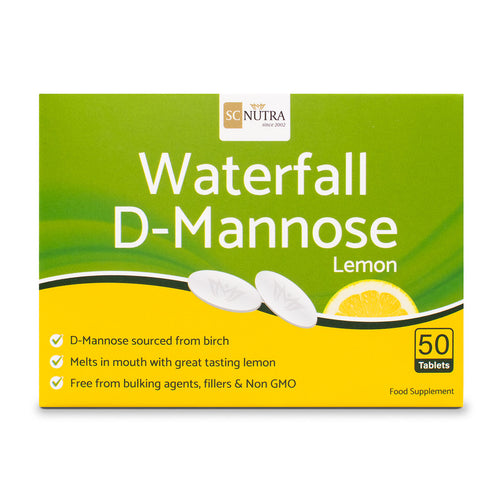 Waterfall D-Mannose Lemon Chewable Tablets