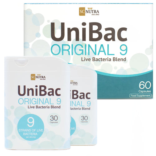 UniBac Original 9 Probiotics Live Unified Bacteria Blend