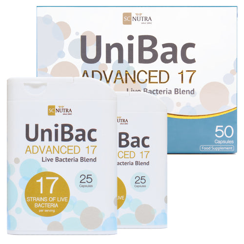 Bundle Offer - UniBac Advanced 17 Live Unified Bacteria Blend (3 Packs)