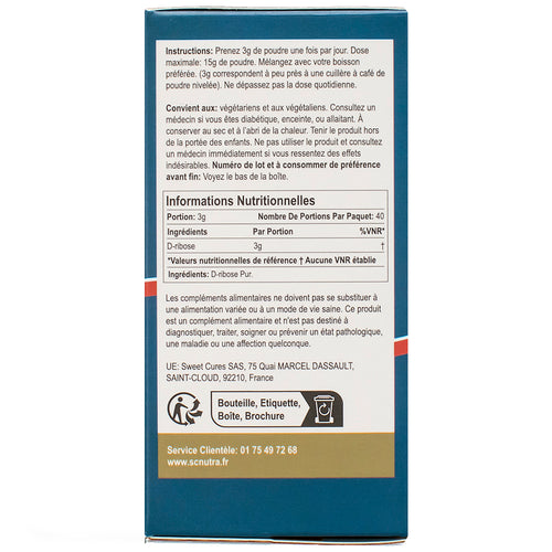 High Energy D-Ribose Powder