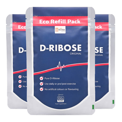 Bundle Offer: D-Ribose Powder (Eco Refill) 3 x 100g
