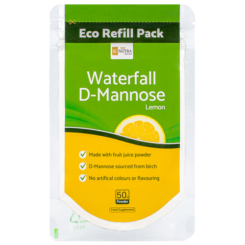 Bundle Offer: Waterfall D-Mannose Lemon Powder (Eco Refill Pack) 3 x 50g