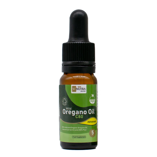 Organic Wild Oregano Oil C80 Advanced (Undiluted) 5ml