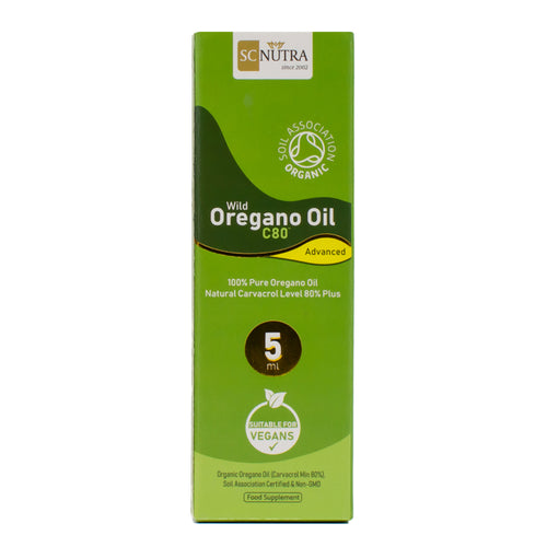 Organic Wild Oregano Oil C80 Advanced (Undiluted) 5ml